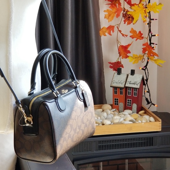 🚫SOLD🚫🥳Host Pick🥳 Coach Signature Mini Bennett - Picture 3 of 5